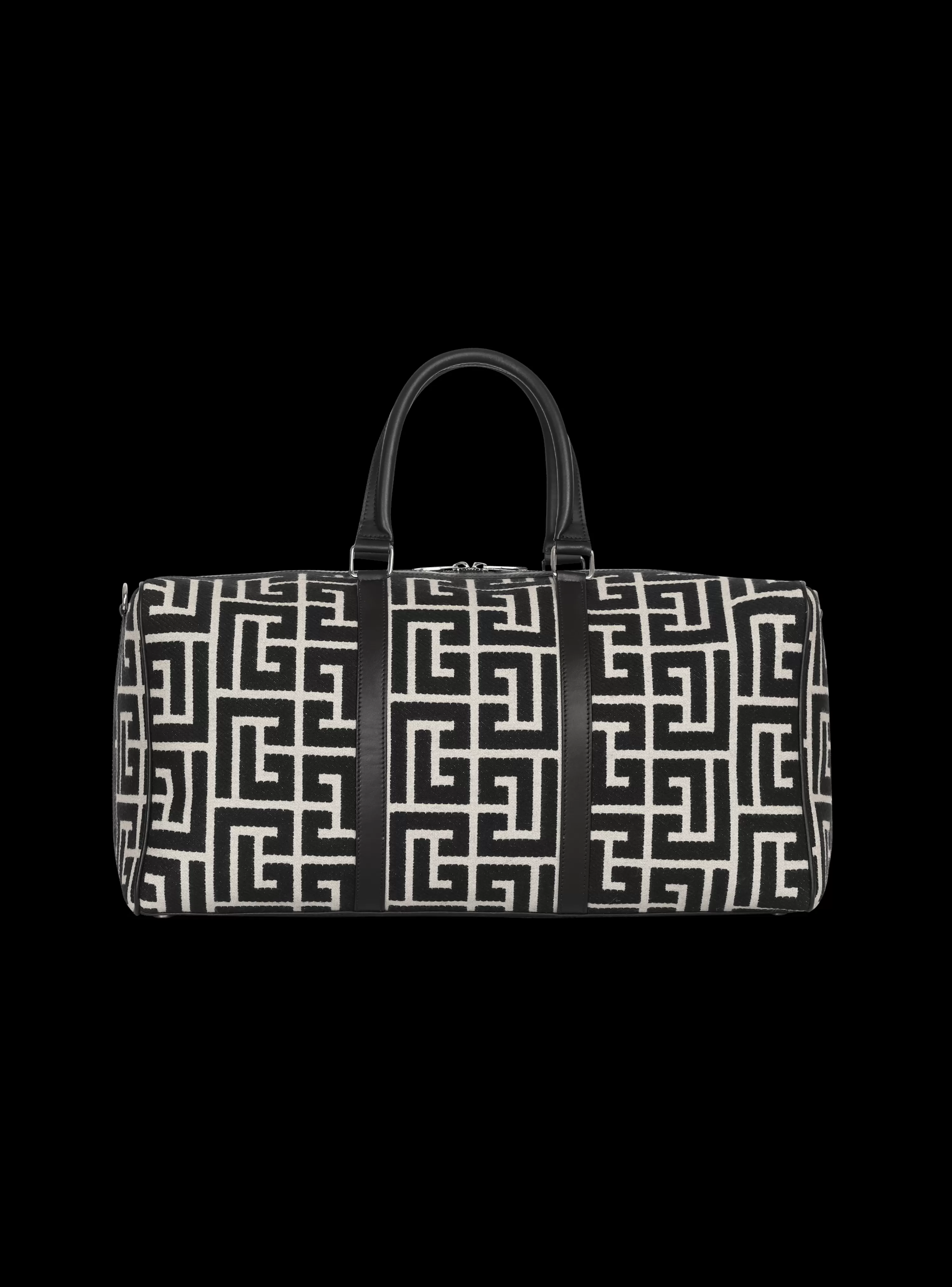 Balmain Travel Bag With Jacquard Maxi Monogram