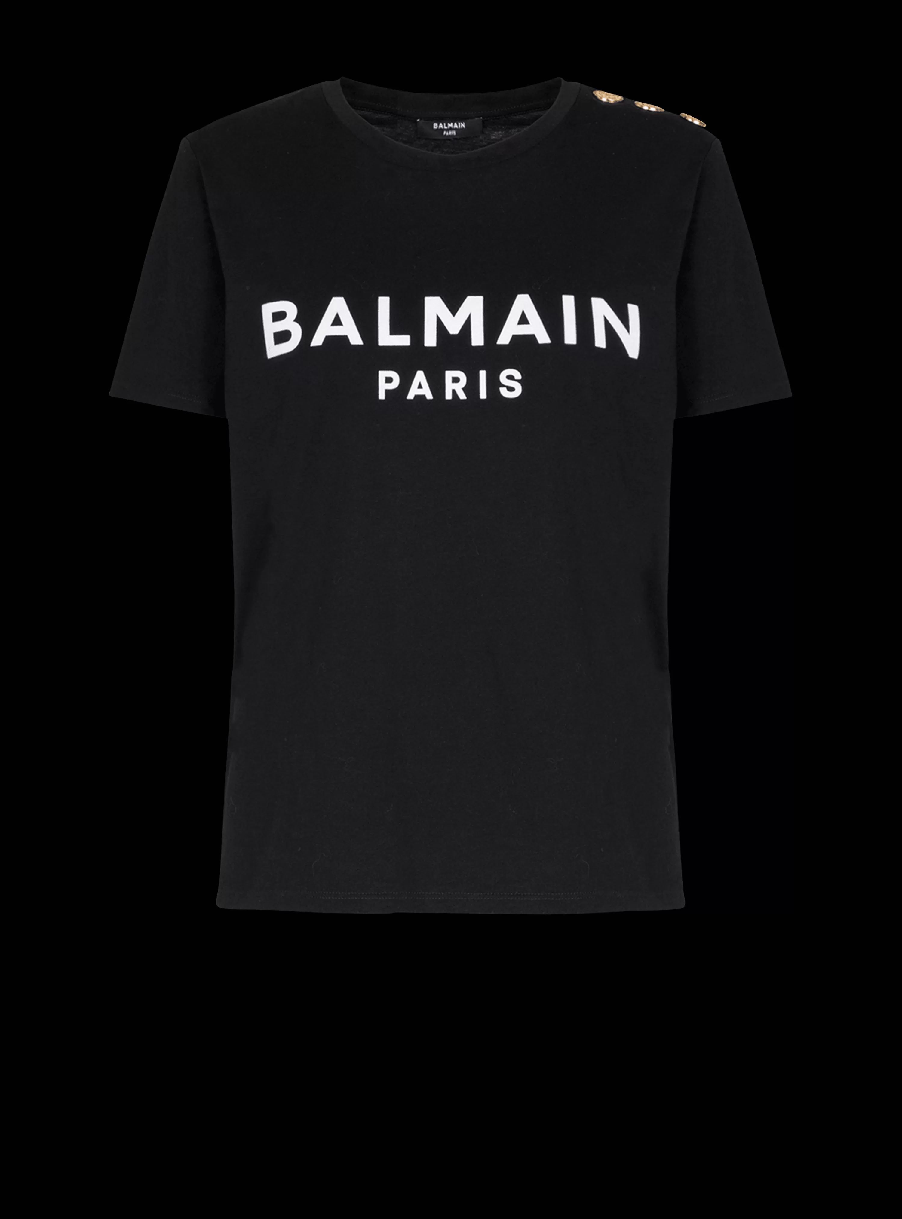 Women Balmain T-shirt With Paris Print