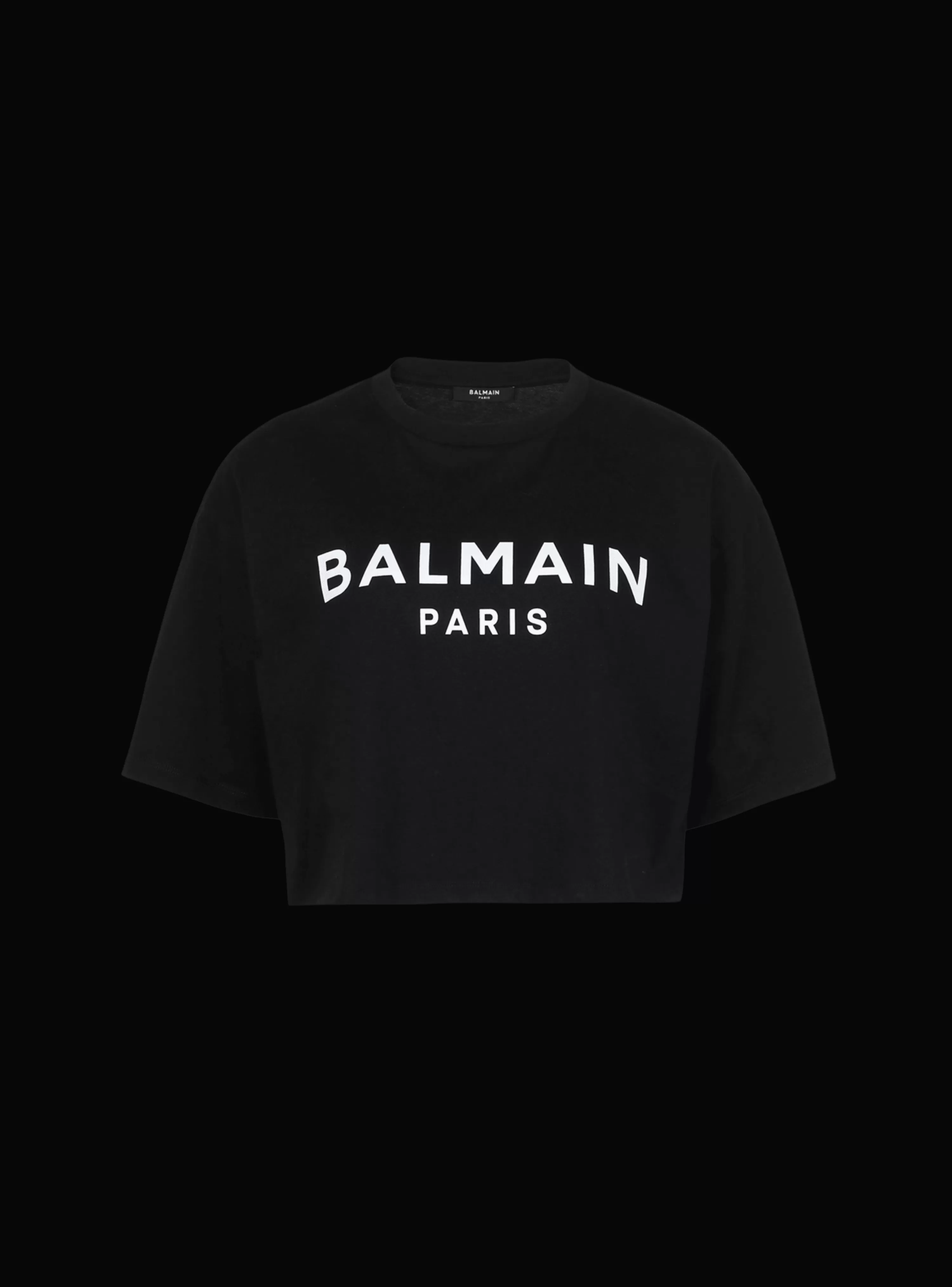 Women Balmain T-shirt With Paris Print