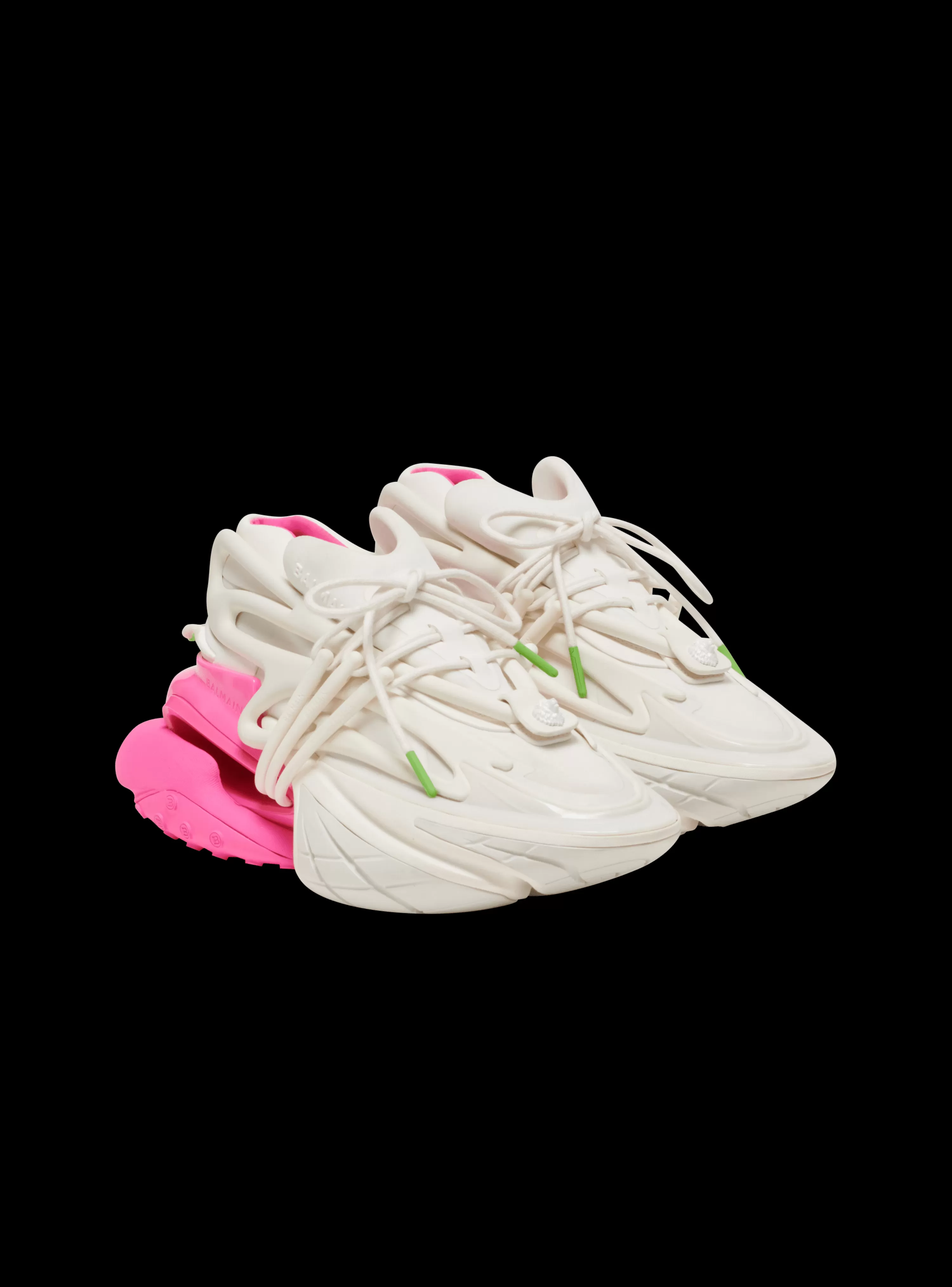 Women Balmain Unicorn Trainers In Neoprene And Leather