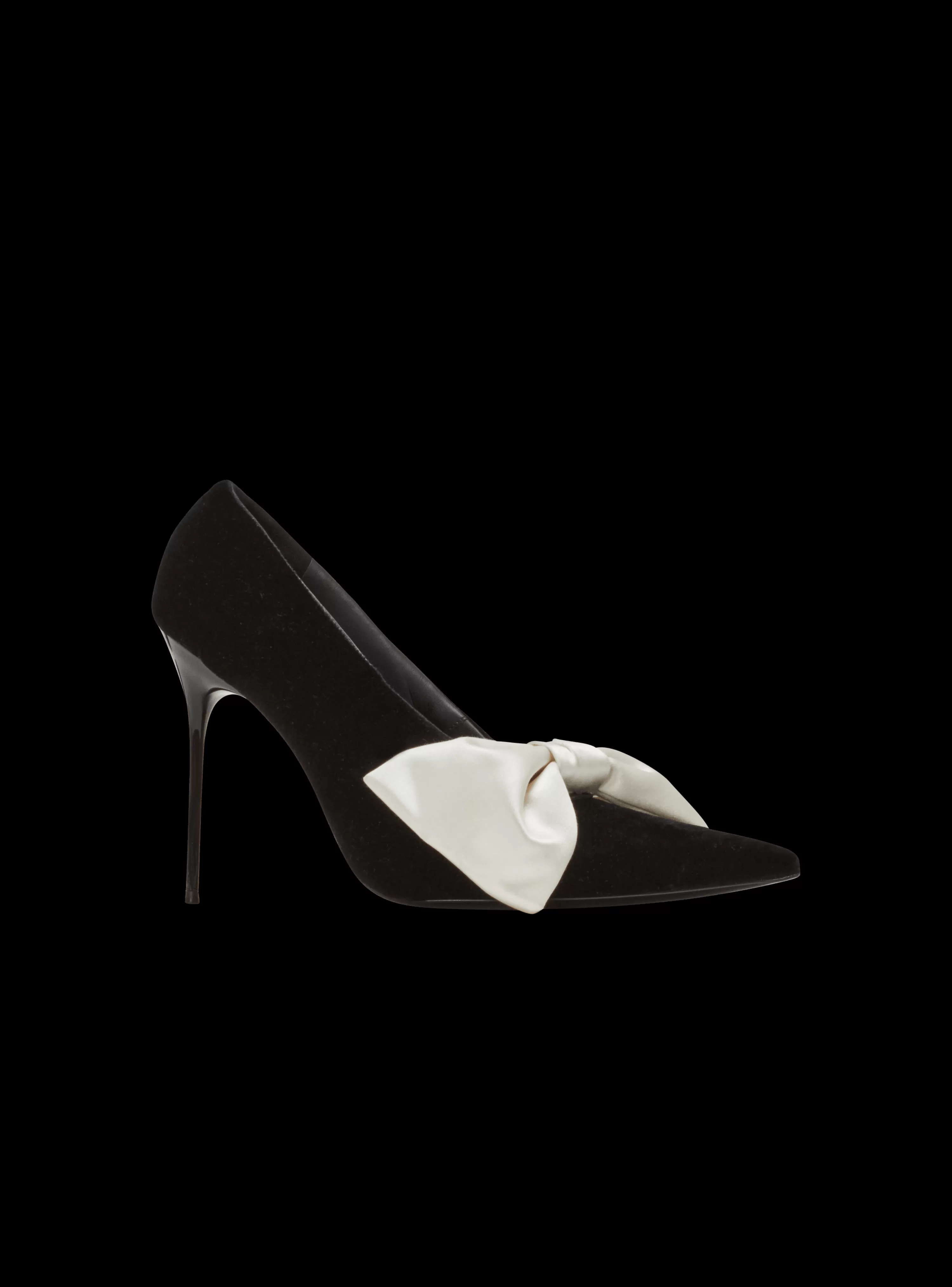 Women Balmain Velvet Clara Stilettos